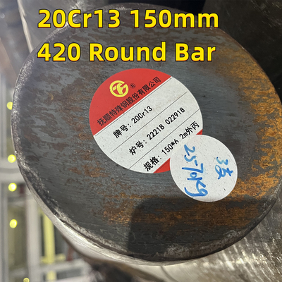 20Cr13 OD 170mm Staaf ASTM A276 420 van de Roestvrij staal de Ronde Bar Gesmede Schacht