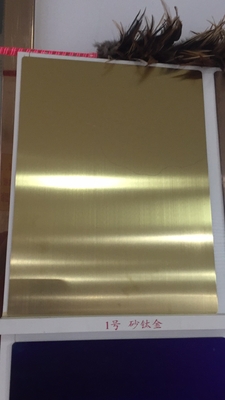 Gouden Spiegel 304 Roestvrij staalblad 304 Blad van het de Kleurenroestvrije staal van de Titanium het Gouden Spiegel