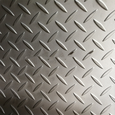 SUS304 Gray Metal Stainless Steel Plates met Diamond Pattern Garden Decoration