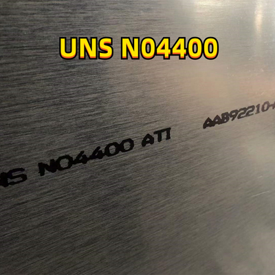 Van het het Nikkelkoper van ASTM B127 de Legeringsplaat UNS N04400 Monel 400 0,5 - 3*1219*2438mm