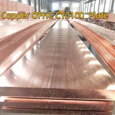 OFHC-OFE Koperplaat ASTM-B152 Rood C1020p 300x300x30mm Puur