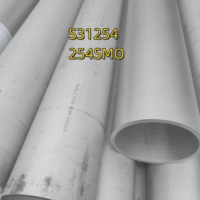 ASTM A790 254SMO Naadloze buizen van roestvrij staal S31254 Buizenbehang 254 SMO Buizen