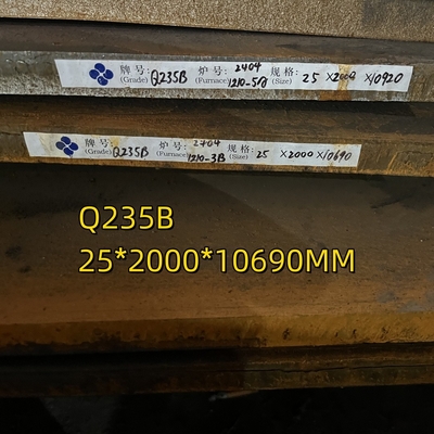 ASTM A36 Carbon Steel Plate Q235B S235JR 20*2000*12000mm Voor drukvatenplaten