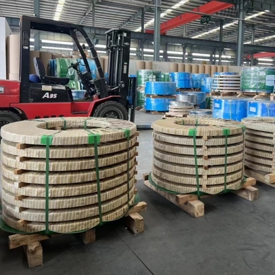Koudgewalste SUS316Ti roestvrijstalen band/ SS 31668 DIN1.4571 spoel met Ba/2B 8K/Hl oppervlak 0,5*100mm