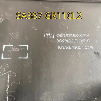 ASTM SA/A387 GR11 CL2 Plaat van legeringsstaal 6000 x 2000 x 10 mm