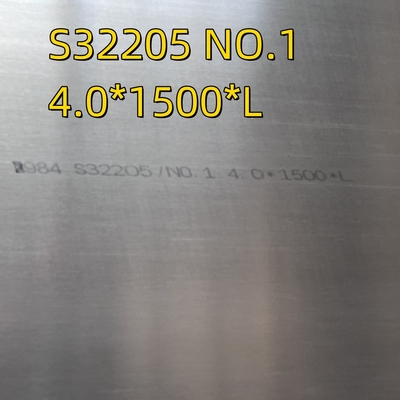 1/4' 6,35mm 6mm 2205 Duplex roestvrij staal plaat IN 4'X10' S31803 S32205