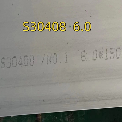 ASTM A240 TP304 S30408 1.4301 Platen van roestvrij staal NO.1 Oppervlakte 1500x3000mm Grootte