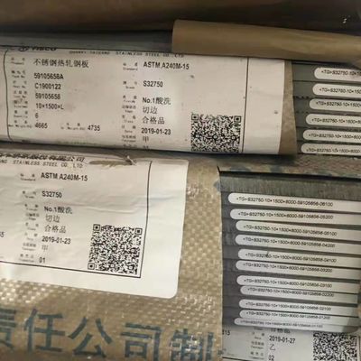 Warmgewalste Super Duplex ASTM A240 2507 S32750 Roestvrijstalen Plaat 8*1500*6000mm