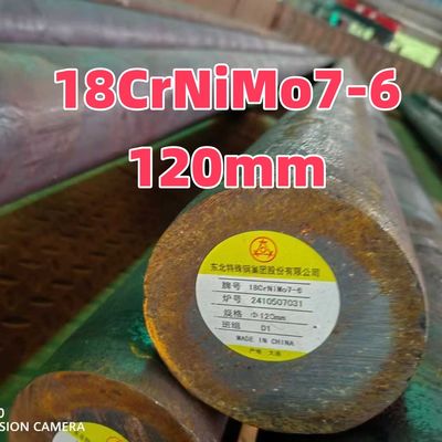 Hot Rolled DIN 1.6587 17CrNiMo6 DIN  18CrNiMo7-6 Alloy Steel Round Bar OD 120mm Length 6M