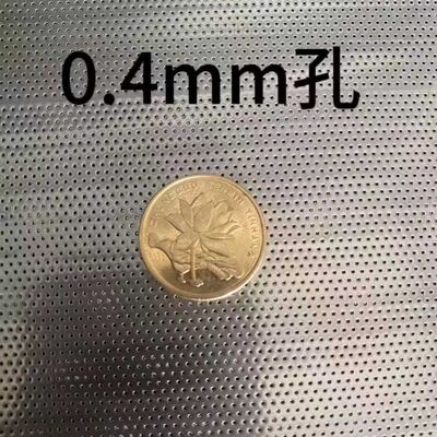 Geperforeerd 304 plaat Micron Hole 0,4 mmx1000 x 2000 mm roestvrij staalplaat met microperforatie