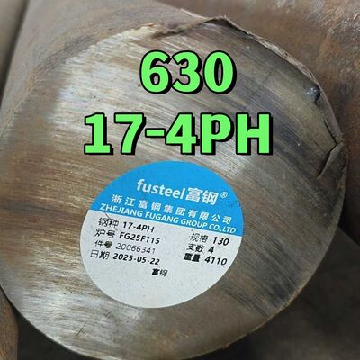 EN 1.4548 AISI630 17-4 PH SUS630 Ronde staalstaaf Voorwaarde H1150 Hardheid 28HRC (minimum)