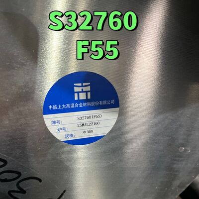 UN S S32760 ASTM A182 F55 DIN 1.4501 Super duplex ronde staaf gesmeed staaf OD 300MM