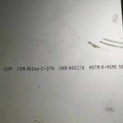 Graad Hastelloy C-276 legering ASTM B575 UNS N10276 legeringsplaat