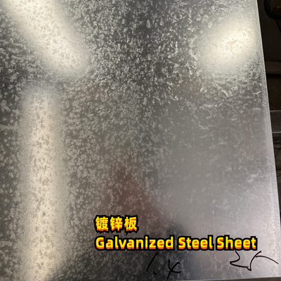 DX51D + Z275 EN 10346/10143 Regelmatige spangle chromate skin pass gegalvaniseerd stalen plaat spoel 1.5*1250MM