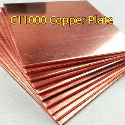1/2H C1011 Cu-Dhp Puur koperplaat C1100 C12200 C71500 C61400 C17200 0,5*600*2000
