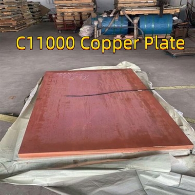 1/2H C1011 Cu-Dhp Puur koperplaat C1100 C12200 C71500 C61400 C17200 0,5*600*2000