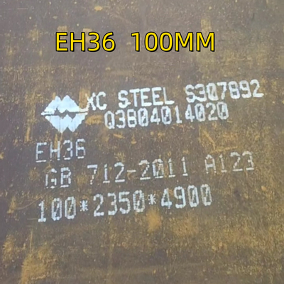 AH36 staalplaat 10 mm dikte 2,4 m*1,2 m materiaal om te blazen en te primeren met lasbare primer
