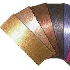 ROSE GOLD 0.5*1220x2440mm roestvrij staal gladde spiegelplaat voor plafonddecoratie