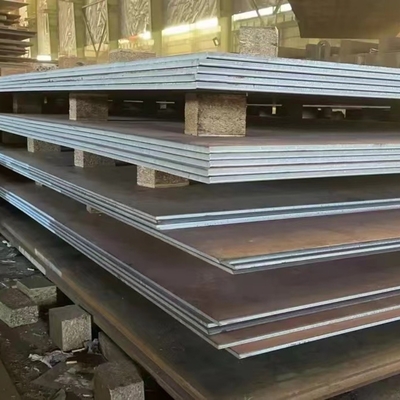 Hoge sterkte staal AH36 plaat grootte: 50 mmT x 2438 mmW x 1500 mmL scheepsstaalplaat CCS LR BV klasse Voor de marine