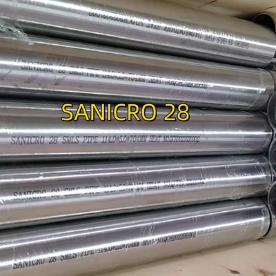 SANICRO 28 UNS N08028/W. Nr. 1.4563 SMLS PIPE legering28 roestvrij staal buizen 114*5*6000