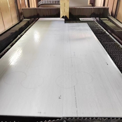 Duplex staalplaat 2507 DIN1.4410 S32750 RAW materiaal met certificaat EN10204/3.1 2400mm x 600mm x 12mm
