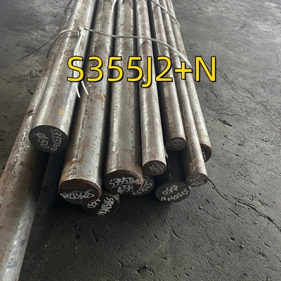 EN 10028 S355J2 Ronde staaf Dia 50*6000MM DIN 1.0577 (S355J2+N) ST52-3 legeringsstaalstaaf