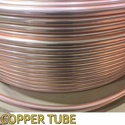 ASTM B280 Puur koper 99,95% Airconditioners Flexible Copper Pipe Copper Pancake Coil Tube