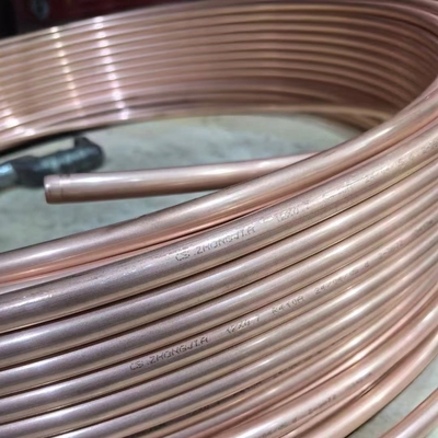 Koperen buis zuiver 99,9% JIS H3300 OD 1 1/4 ′′ x dikte 2 mm x L 3500 mm Rode koperen buis 9,5*1.5