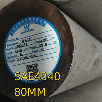 SAE 4340 Dia 300mm Lengte 3000mm DIN 1013 DIN 1.6565 / 40CrNiMo 6 QT Solid Bar