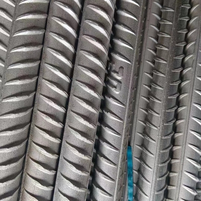 SUS304 DIN1.4301 Roestvrij staal gedaanteerde staaf geribde staaf Diameter 16 mm Lengte 6000 mm
