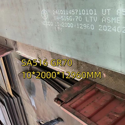 MS-plaat 50X2500X3000MM ASTM SA516 SA516 G70 Warmgewalst zacht koolstofstaalplaat