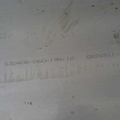 ASTM A240 TP304 S30408 1.4301 Platen van roestvrij staal NO.1 Oppervlakte 1500x3000mm Grootte