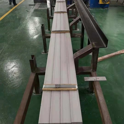 Warmgewalste haarlijn afgewerkt Din 1.4404 S31603 roestvrij staal 316L Flat Bar 80*8*6000