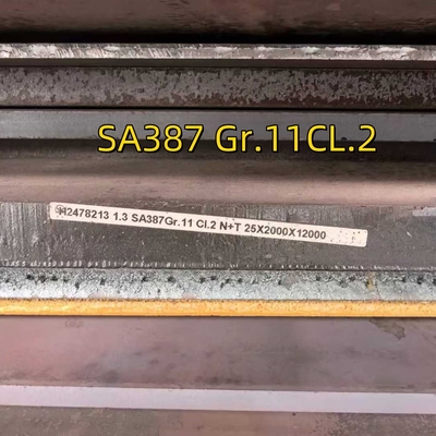 SA387 Gr.11CL.2 Boiler staalplaat 25*2000*12000MM Chroom Moly legering staalplaat