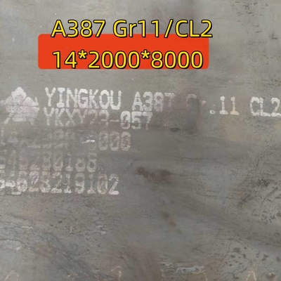 A387 Gr.11 CL2 14*2000*8000MM EN 10028 13CrMoSi5-5 Drukvaten