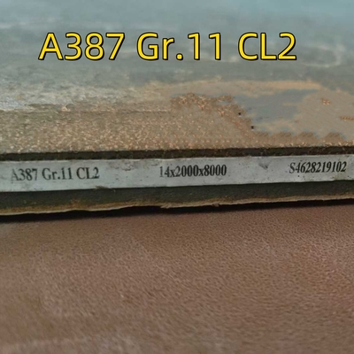 ASME SA387 Gr.11 CL2 16*2000*1000MM Stalen plaat voor ketels en drukvaten