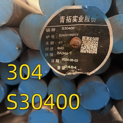 ASTM A276 Klasse 304 SS304 S30400 1.4301 Ronde staaf Helder gepolijst OD 150MM