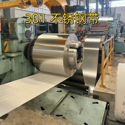 JIS G4313-2011 ASTM A666 Standard SUS301 CSP 3/4H Volle hardheid H roestvrijstalen spoelen strip 1.0*80mm