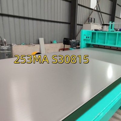 ASTM A240 DIN / EN 1.4835 253MA UNS S30815 Warmgewalste roestvrijstalen plaat 8.0*1500*6000mm