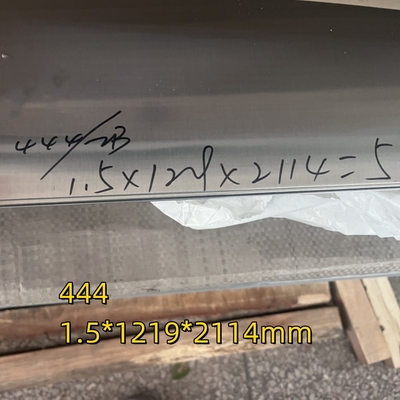 EN1.4376 SUS444 Platte plaat van roestvrij staal 444 # 2,5 X 1220 X 3000 mm
