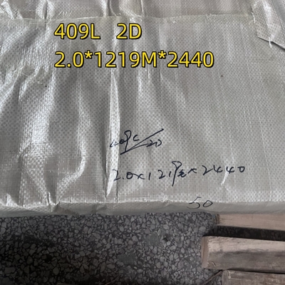 ASTM A240 Klasse 409L koudgewalst roestvrij staalplaat 0,5 - 3 mm dik