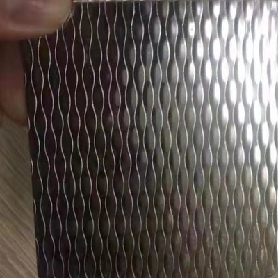 Stamped Rice Millet Grain Shape Decorative 304 201 roestvrij staalplaat 0,6*1220*2440mm voor voedselapparatuur