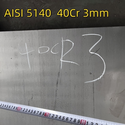 40Cr warmgewalst koolstofstaalplaat AISI 5140 legeringsstaalplaat 4*1270*2000MM voor industriële onderdelen