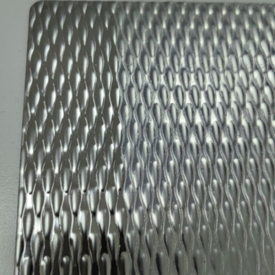 Roestvrij staal 304 gekabeld plaat 1.0*1220*2440MM Roestvrij staal anti-slip plaat