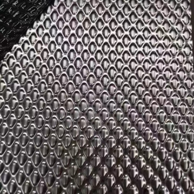 SUS304 1.0*1220*2440MM Waterdruppelvorm Stempelde decoratieve Stempelde roestvrijstalen plaat