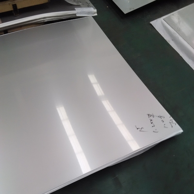 SS316L 2b roestvrij staalplaat ASTM AISI 316L 1,5*2000*6000mm Mat afgewerkt met PVC-film
