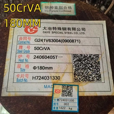 Warmgewalste 51CrV4 Spring Alloy Rod 6m Lengte ASTM AISI 6150 DIN1.8169 Ronde staalstaaf