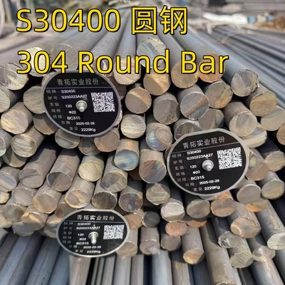 ASTM A276 Klasse 304 SS304 S30400 1.4301 Ronde staaf Helder gepolijst OD 150MM