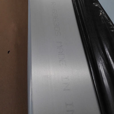 NO.4 Oppervlak met PVC 304 1.4301 roestvrijstalen plaat voor zonne-waterverwarming
