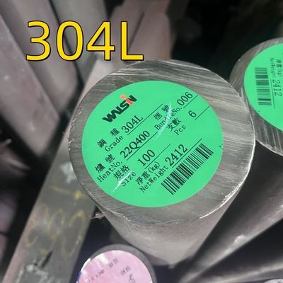Gepolijst helder zwart oppervlak 304L rood staal staaf / SS 304 staaf met aangepaste lengte 6M